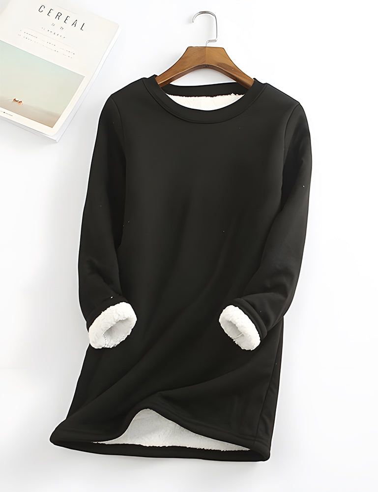 Betterthy ❄Get Ready for the Cold Season❄Women‘s NEW Casual Cotton Round Neck Solid Sweatshirt (S-5XL)🙋‍♀️